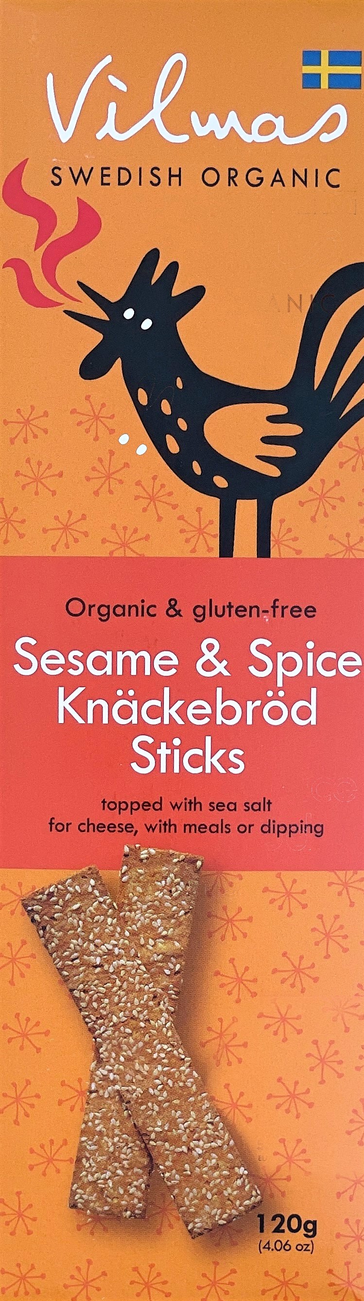 Vilmas Sesame & Spice Knäckebrotsticks 