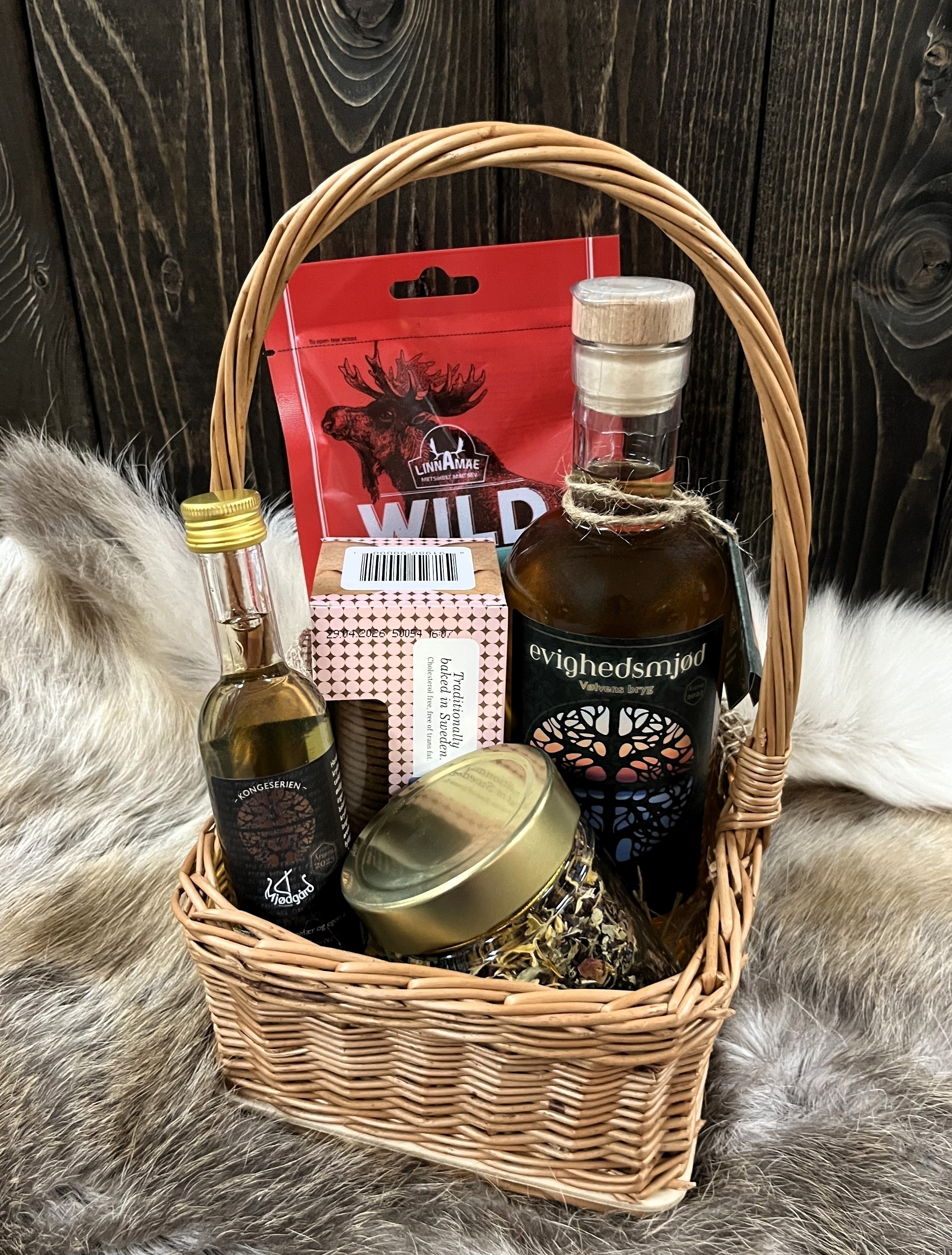 Geschenkkorb mit Ewigkeits- und Königs