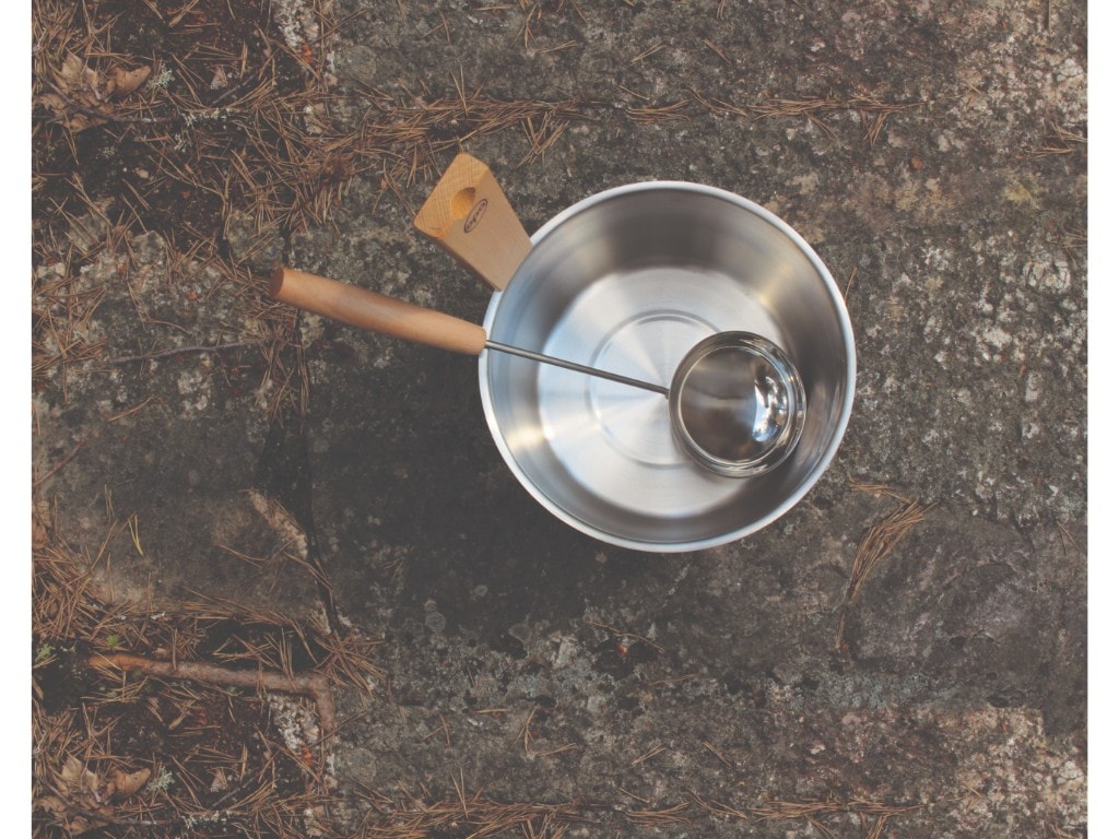  Edelstahl Saunakübel 