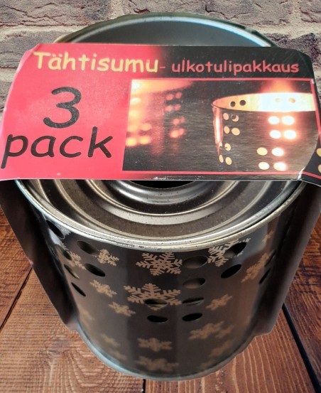 Außenkerze - Topfkerze 3er Packung - mit Spritzschutz Außenkerze - Topfkerze 3er Packung - mit Spritzschutz