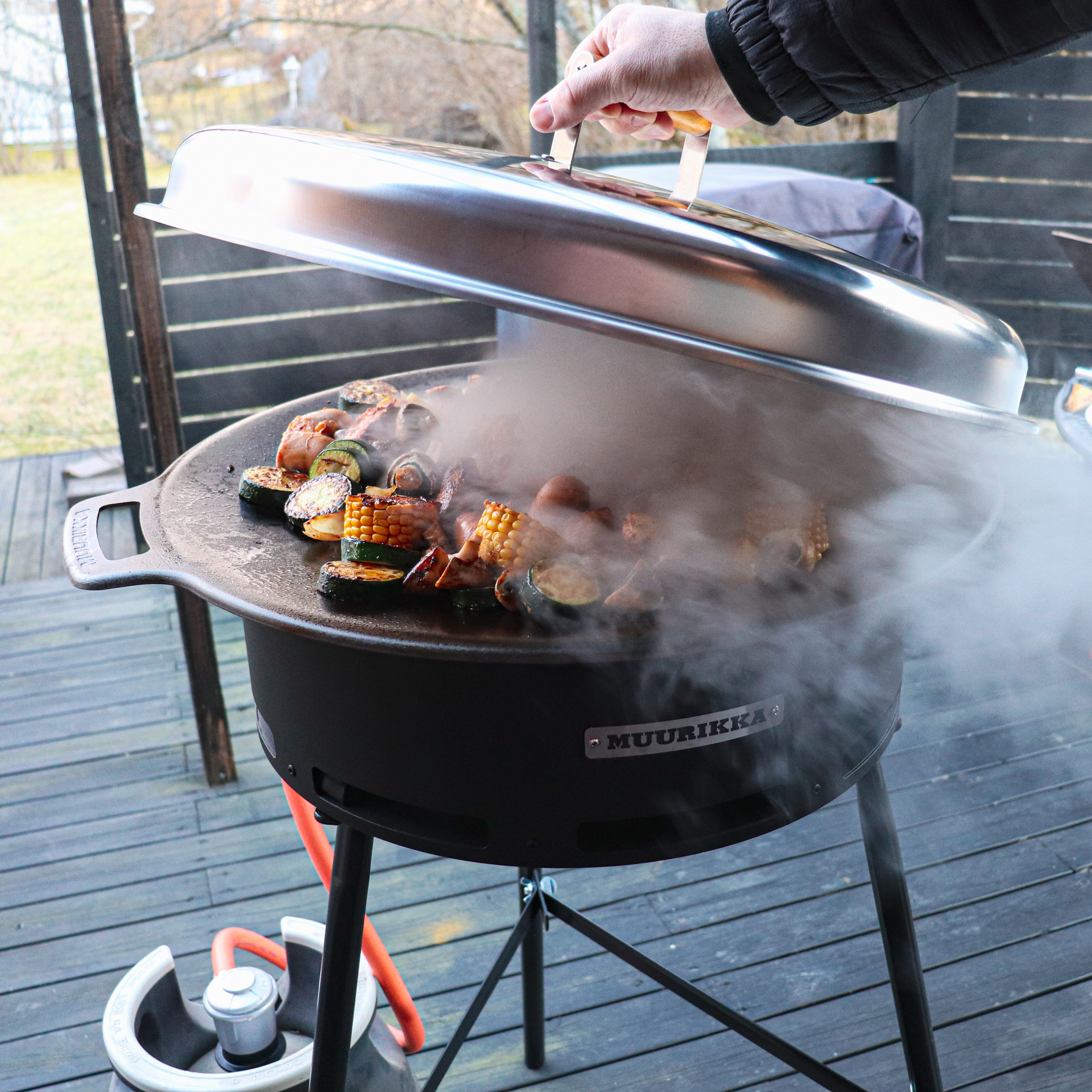 Muurikka Deckel 44 cm für Muurikka + Wok und andere Pfannen 