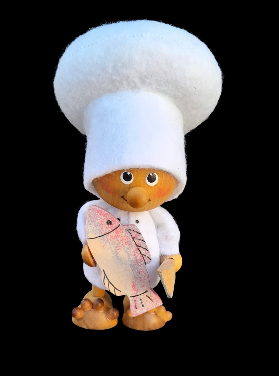 Holzfigur Koch