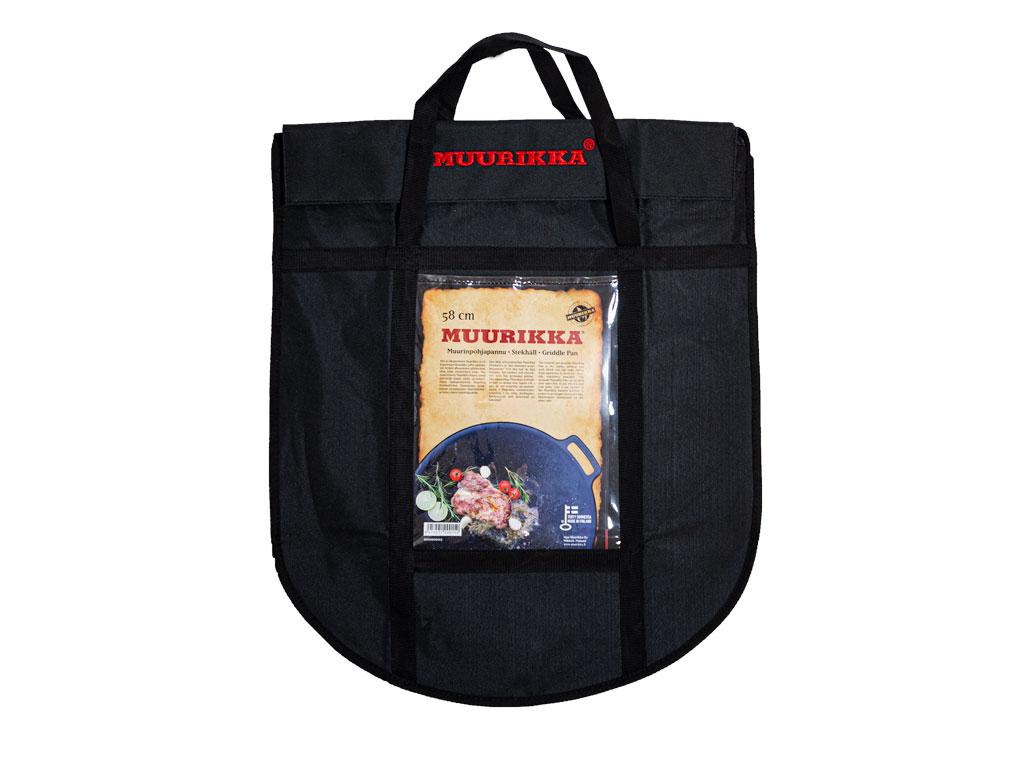 Muurikka 58 cm Grillpfanne mit Anschraubbeinen und Schutztasche