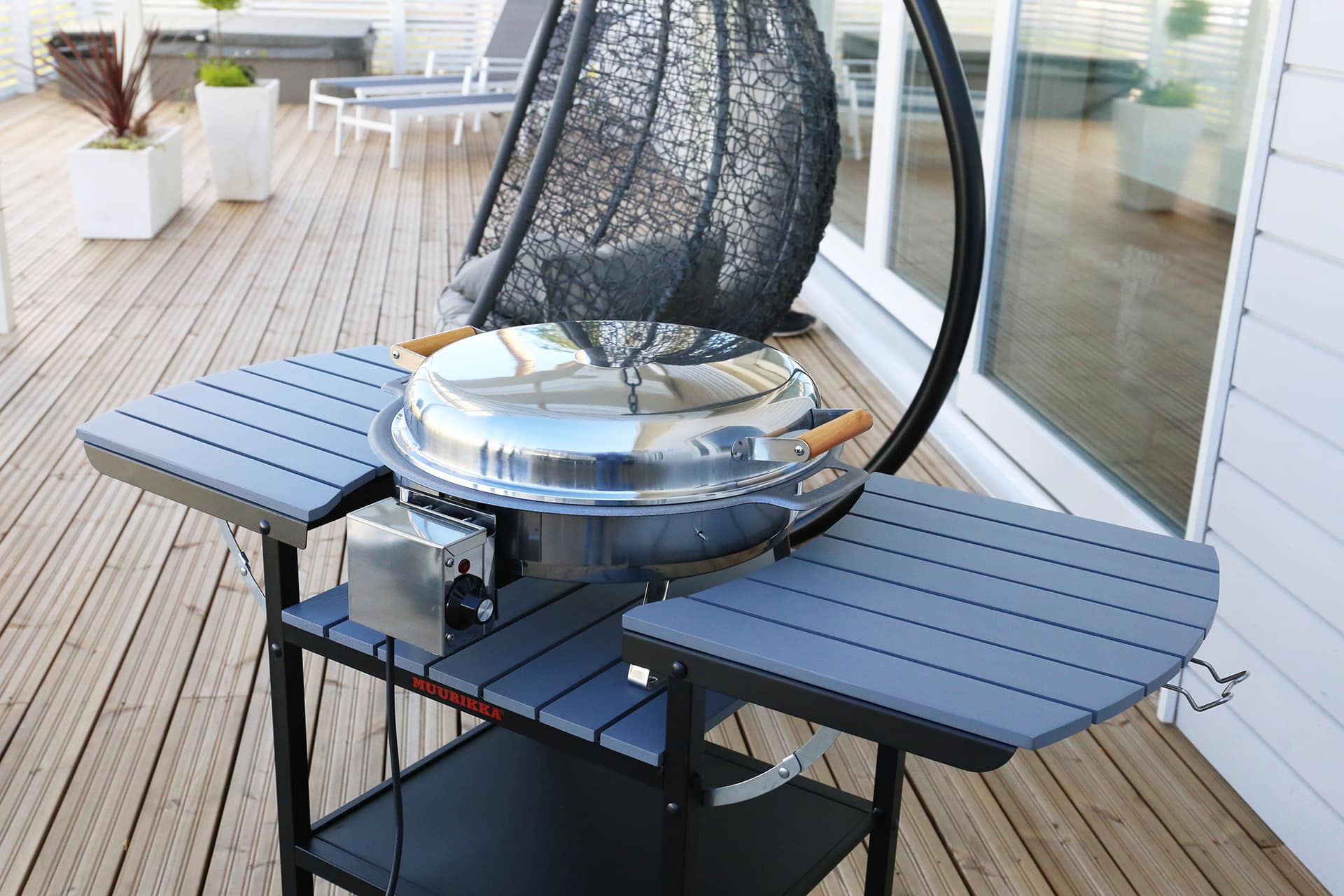 Muurikka Sommerküche / Outdoorküche - SET mit Elektrogrill